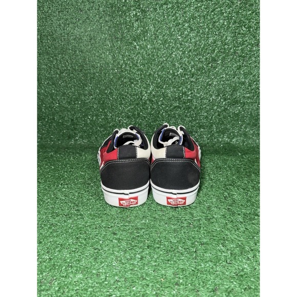 Vans Old Skool Mens Size 10.5 Black Red White Skate Shoes Walking Sneakers main image 8